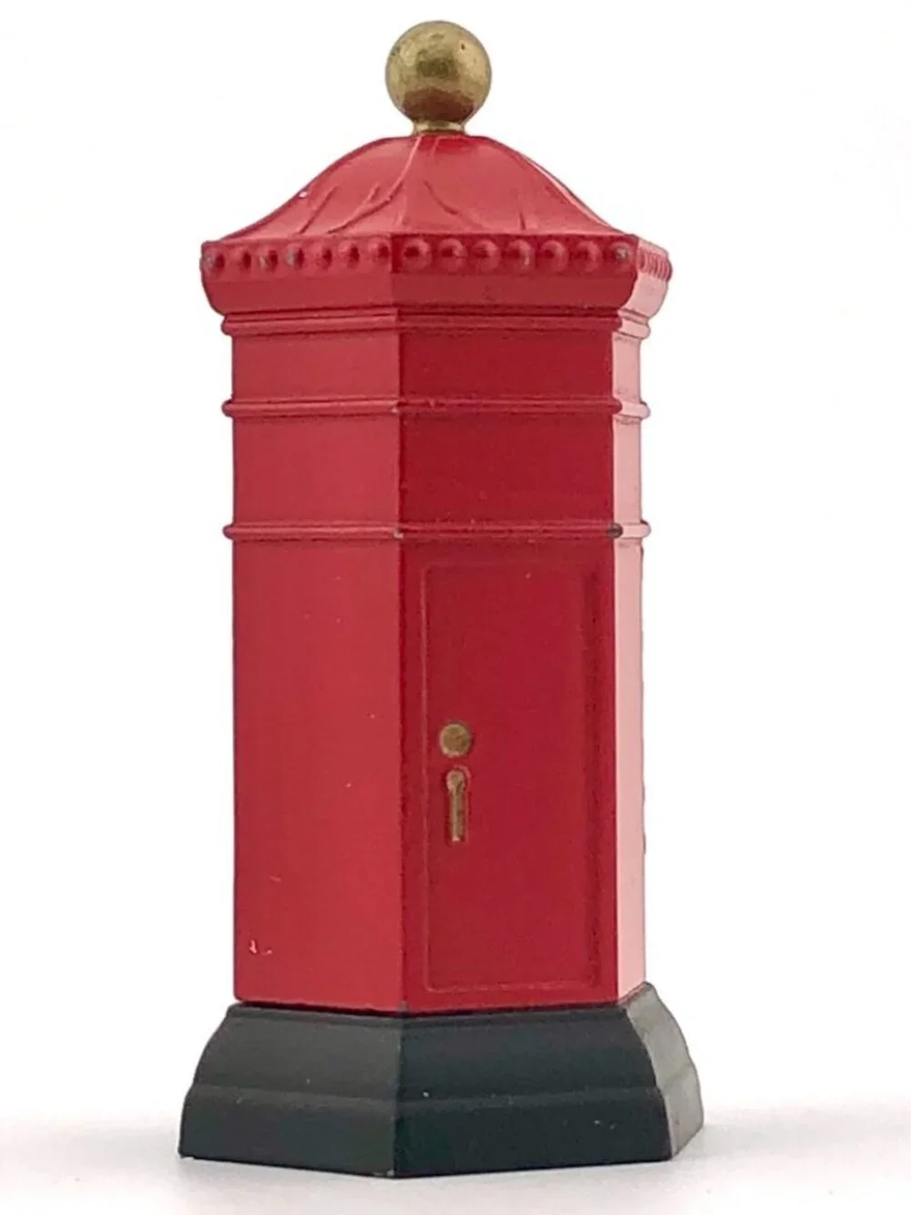 Dept 56 English Post Box 5805-0 British Red Pillar Box Miniature Mailbox Retired